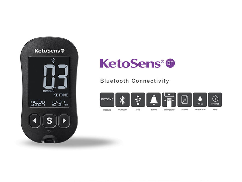 KetoSens Blood Ketone Monitor Kit- Complete Kit- OPTIMAL FOR KETO DIET