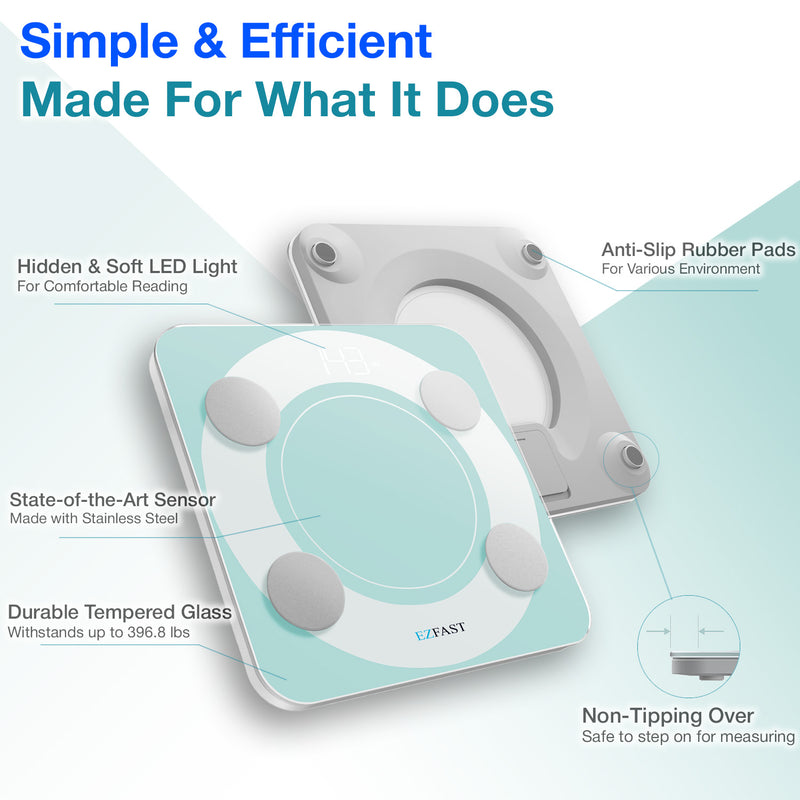 EZFAST Bluetooth Weight Scale