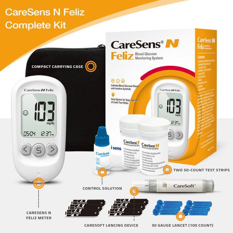 CareSens N Feliz Blood Glucose Monitor Starter Kit